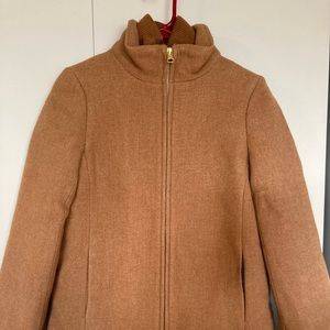 J Crew Lodge Coat in Heather Acorn